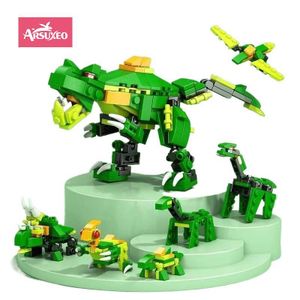 Arsuxeo Dinosaure en blocs de construction pour enfants Tynosaurus Rex Jouets pour enfants
