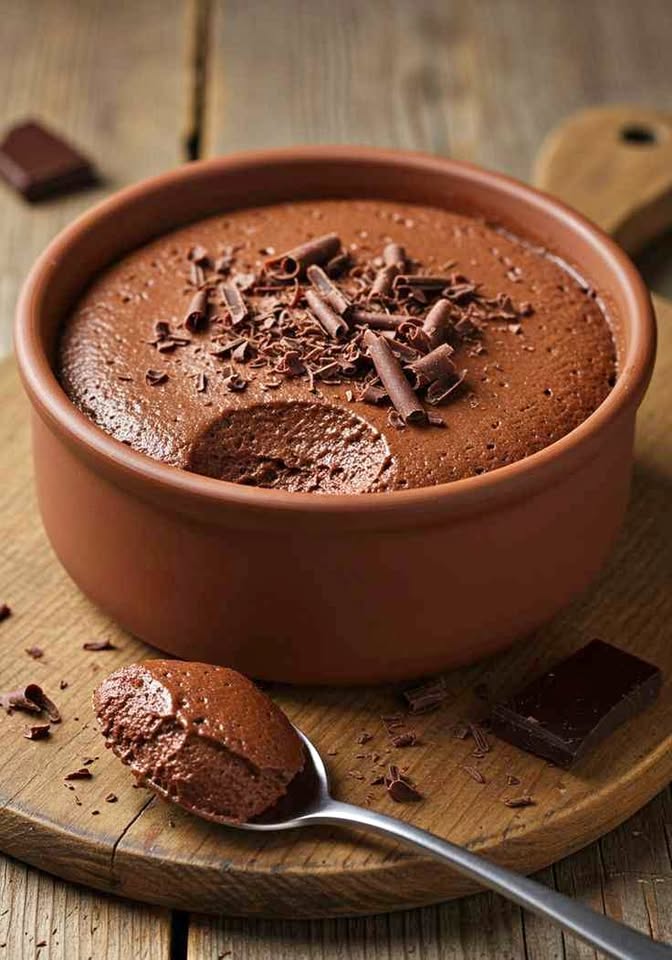 Chocolat  et mousse  au chocolat  