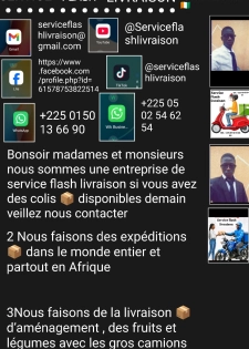 Recherche Livreurs Motos (Papiers Complets) - 60.000F/mois + Prime