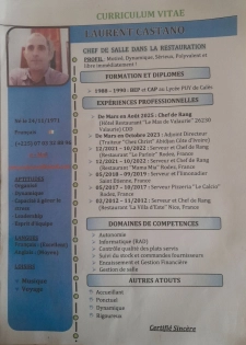RECHERCHE POSTE DANS LA RESTAURATION