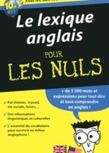 Lexique anglais pour les nuls (en bonus !)