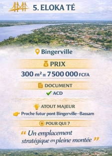 Terrain a vendre avec ACD bingerville