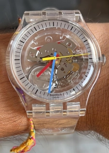 DEUX PIECES Swatch Clearly New Gent 