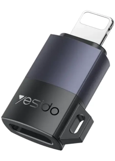 Adaptateur pour transfert et synchronisation des données YESIDO - Entrée Type-C, sortie Lightni