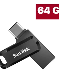 Clé USB SanDisk Ultra Dual Drive Go - Double connectique USB et Type-C - 64Go - 300MB/s - SDDDC