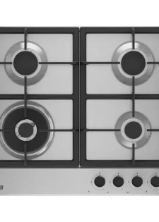 Beko Table De Cuisson Encastrable 60cm 4 Bruleurs A Gaz - HIAW64225SX