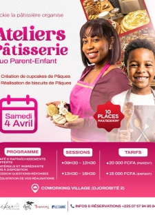 Des ateliers pâtisserie à Abidjan pour passionnés et débutants