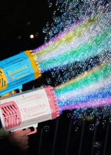 Pistolet à bulles automatique pour jeux en plein air, fêtes