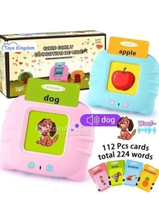 Jouet vocal pour poche avec cartes flash d'alphabet