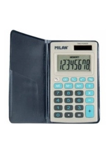 CALCULATRICE 8 CHIFFRES HOUSSE BLEU BLISTER