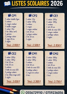 Manuels scolaires neufs de CP à la Tle