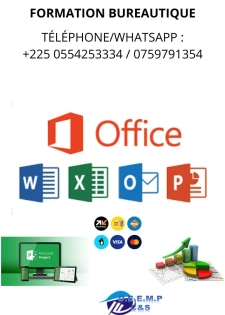 FORMATION EN BUREAUTIQUE : WORD, EXCEL, POWER POINT