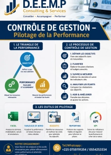 Contrôle de gestion : Pilotage de la performance des PME-PMI (Tableaux bord et reproting avec