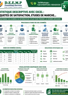 FORMATION ANALYSE DES DONNEES DES ENTREPRISE AVEC EXCEL (STATISTIQUE DESCRIPTIVE)