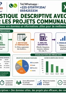 FORMATION AUX TECHNIQUES D’ANALYSE DES DONNEES DES PROJETS COMMUNAUTAIRES : ANALYSE DESCRIPTI
