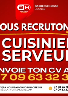Recherche de serveurs et cuisiniers