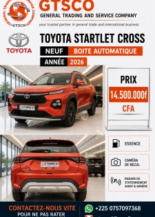 Toyota starlet Cross neuf 2026 