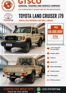 Toyota Land cruiser j79 neuf boite automatique 