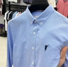 Importé - Chemise Homme Manches Longues Pur Coton