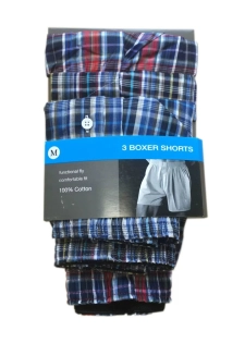 Importé - Lot 4 Boxers Sport Homme En Coton Pur