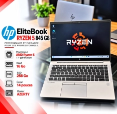 HP EliteBook 845 G8 Ryzen 5 – 16 Go RAM, SSD 256 Go