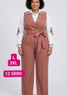 Chemise +gilet +pantalon 