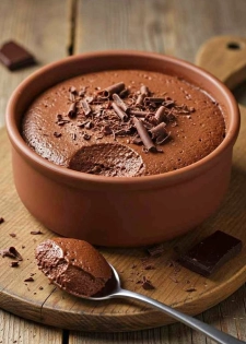 Chocolat  et mousse  au chocolat  